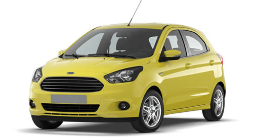 Ford KA+ nebo podobné – pronájem auta na La Palmě